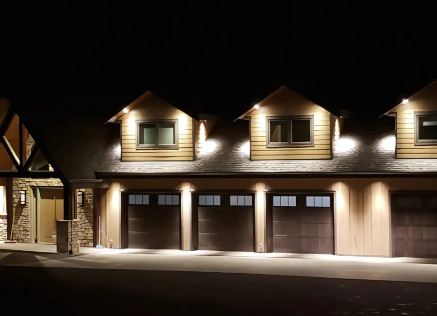Home outdoor lighting installation